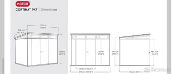 Zahradní domek - Cortina 9x7 - 3