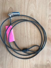 Ocelové lanko k PC, 2m - 3