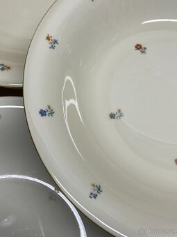 talíře staré malované talíře československé staré nádobí - 3