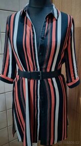 Celopropínací košilové šaty - 3