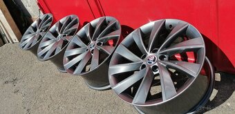 Alu kola 5X112 ,18,Superb 3 - TOP STAV - 3