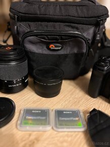 SONY DIGITALNI FOTOAPARAT DSLR-A350+ 2 OBJEKTIVY+NABÍJEČKA - 3