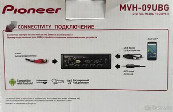 Prodám autorádio PIONEER MVH-09UBG - 3