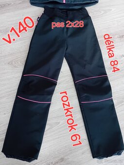 Bunda a kalhoty - softshellové v. 140 - 3