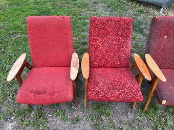 Různá RETRO křesla - cena 200-400,- za kus - 3
