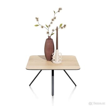 Kompaktní konferenční/odkládací stolek – 60x60 cm Robin - 3