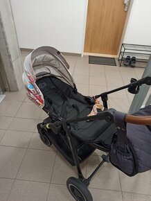 Kočár Kinderkraft Grande Lx Bird+ bohaté příslušenství+fusak - 3