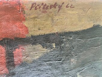 Obrazy Ivo Příleský, 2x portrét, olej na plátně 110x75 - 3