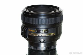 Nikon AF-S Nikkor 50mm f/1,8G + UV filtr TOP STAV - 3