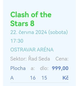 Clash of the stars 8, za nákupku - 3