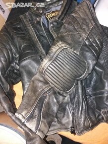 Vintage motorkarska kožená bunda Genuine Leather
- 3