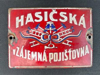 SMALTOVANÁ CEDULE - HASIČSKÁ VZÁJEMNÁ POJIŠŤOVNA - 3