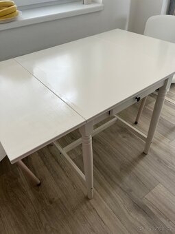 Rozkládací malý stůl + 2 židle IKEA - 3