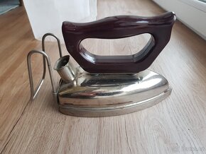 Starožitná retro žehlička - 3