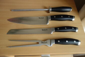 Tefal nože, Chef's, na pečivo, ocílka, vidlička - 3