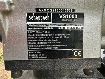 Vibrační pěch a deska Scheppach - 3