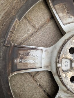 Originál hliníkové disky Škoda R16 - 3