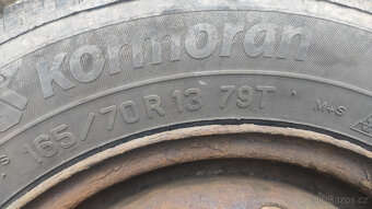 Prodám zimní sadu kol 165/70 R13 79T - 3