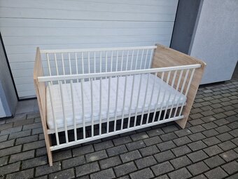 Dětská postýlka + kokosová madrace.  Postel - dětský pokoj - 3