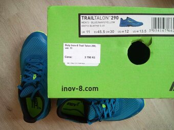 Běžecká, turistická obuv INOV-8 Trail Talon290, vel. UK 10,5 - 3