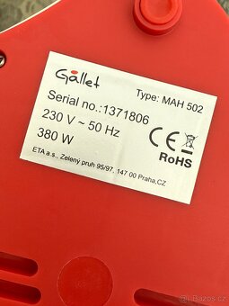 hotdogovač Gallet Gourmet MAH 502 - 3