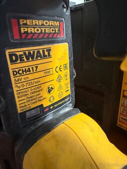 kombinovane kladivo SDS DEWALT DCH417 - 3