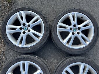 Original letní kola Škoda Elba 5x100 6,5J ET43 205/45 R16 - 3