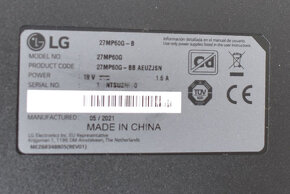 Monitor LG 27MP60G s poškozeným panelem - 3