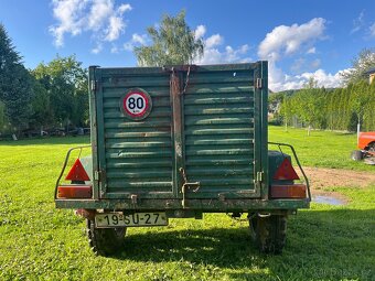 Vozík za auto ,autopřívěs, lesácký vozik,sazenice smrku - 3