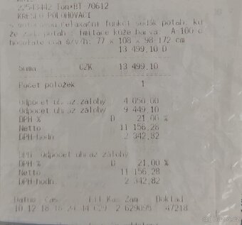 Polohovací křeslo elektrické ( TOP stav ) - 3