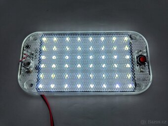 Led světlo 12 / 24v 6500k s vypínačem. Rozměry: 15x7,5x0,9c - 3
