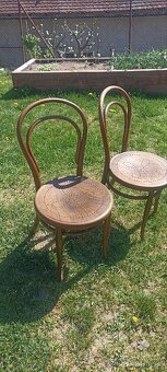 Thonet párové židle solidní stav doporučuji - 3