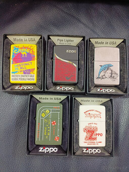 Zapalovače Zippo 5 kusů, krásný stav - 3