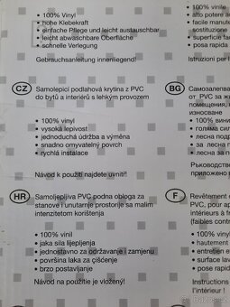 Dc-fix Podlahové samolepicí čtverce korek 7m3 Nové - 3