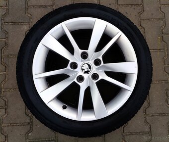 Alu kola originál Škoda Octavia III 5x112 R17 Trius - 3