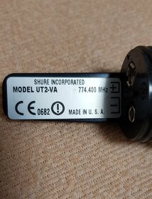 Vysielač handka mikrofón SHURE UT2 - 3