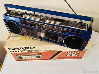 Radiomagnetofon/boombox Sharp WQ-261Z, rok 1985 - 3
