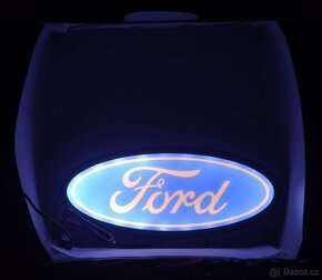 Prodám nový znak Ford s podsvětlením (led pásek). - 3