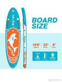 paddleboard FunWater DOLPHIN NEROZBALENÝ - 3