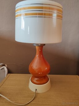 Retro porcelánová lampa - 3