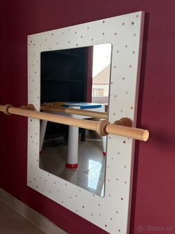 Montessori zrcadlo s madlem pro miminka a batolata - 3