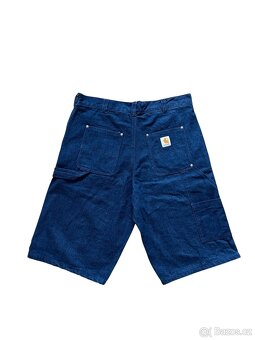 Carhartt Vintage baggy workwear dark blue džínové kraťasy - 3