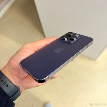 iPhone 14 Pro 256GB fialový, pěkný stav, 12 měsíců záruka - 3