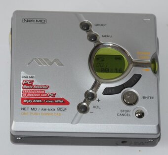 Minidisc Aiwa, AM-NX9, NET MD, MDLP, MD disky, manual - 3