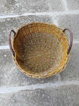 Proutěný košík "dvouušák" - 3