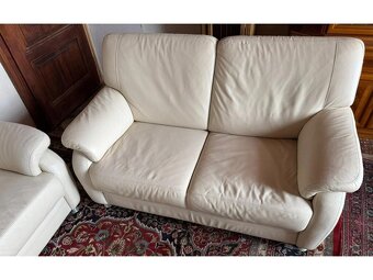 Moderní kožená sedací souprava 3+2, 3338 - 3