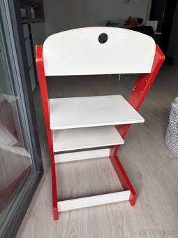 Dřevěná dětská rostoucí židle/sedačka - 3