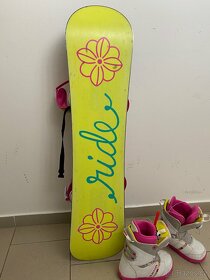 Dětský snowboard 110 CM s vázáním a botami Burton - 3