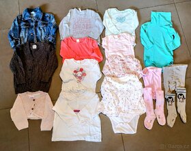 MAXI balík oblečení pro holčičku 6-12 měsíců, vel. 74-80 - 3