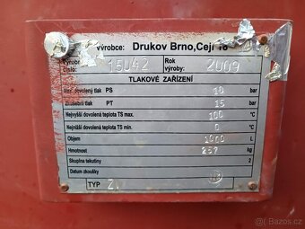 Tlaková nádoba, stojatá, bojler Drukov - 3